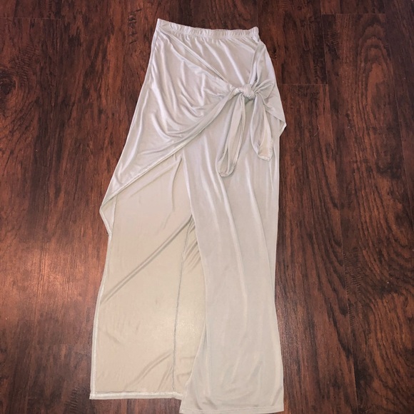 Sexy High Low Tied Skirt - Picture 3 of 4